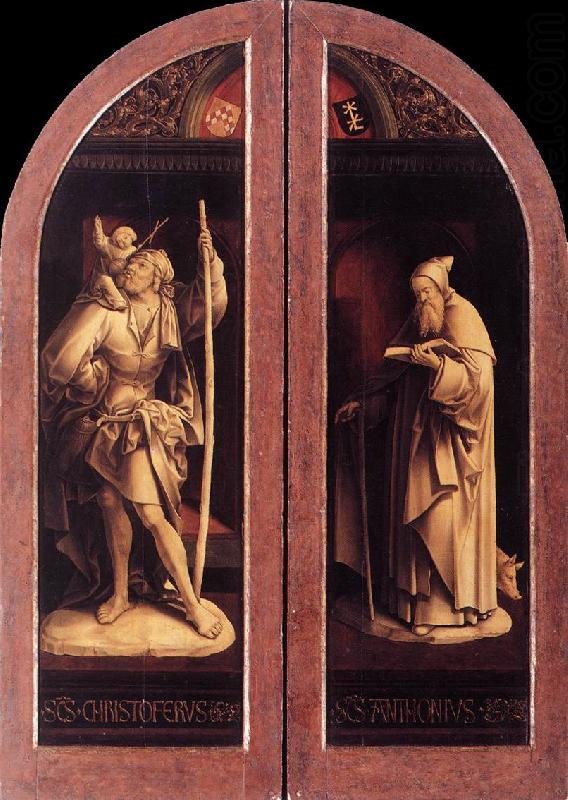 Sts Christopher and Anthony dfg, CORNELISZ VAN OOSTSANEN, Jacob